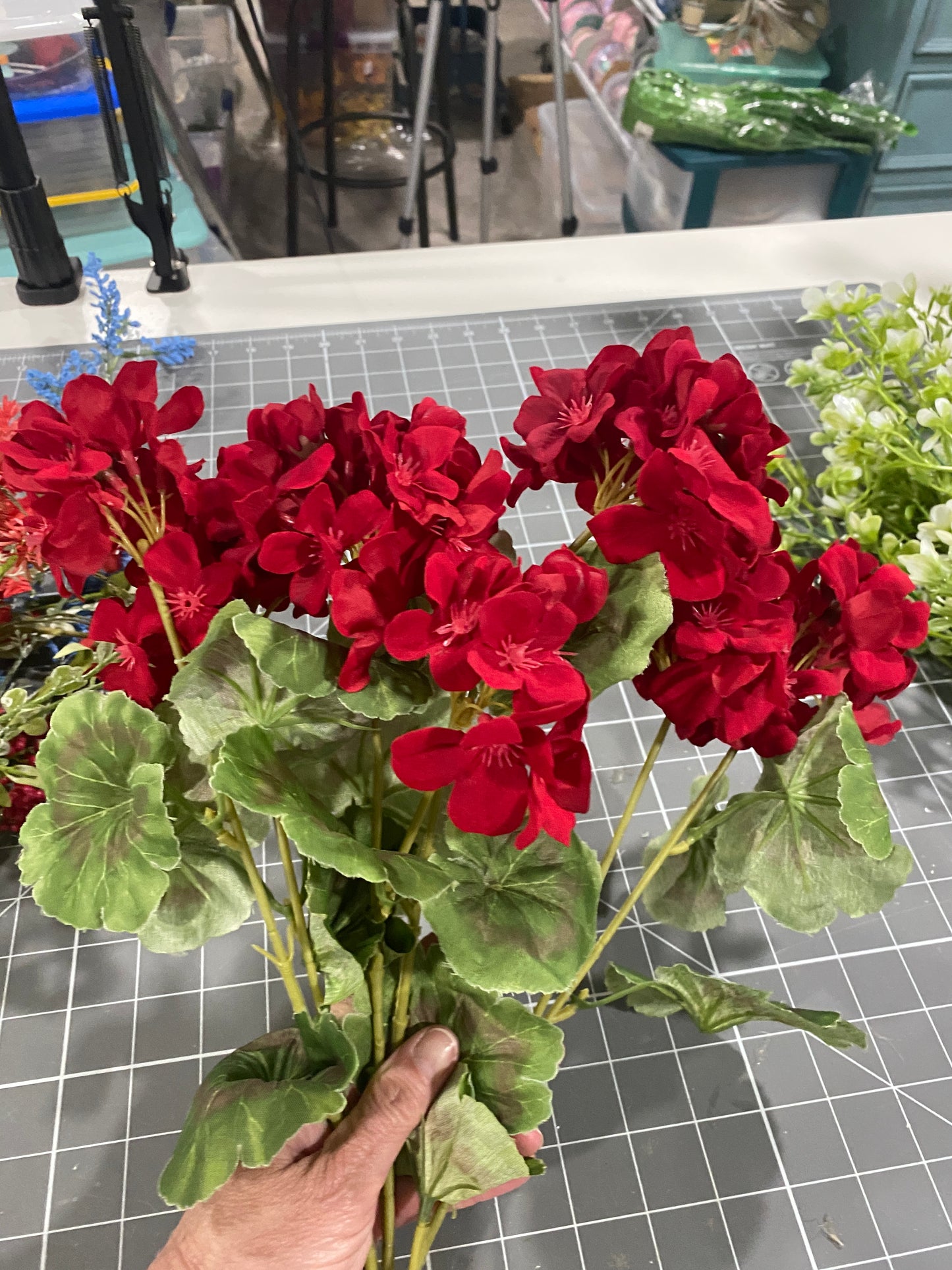 Star Spangled Patriotic Hanging Basket DIY Kit