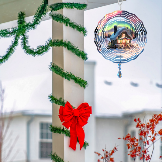Gingerbread House Wind Spinner