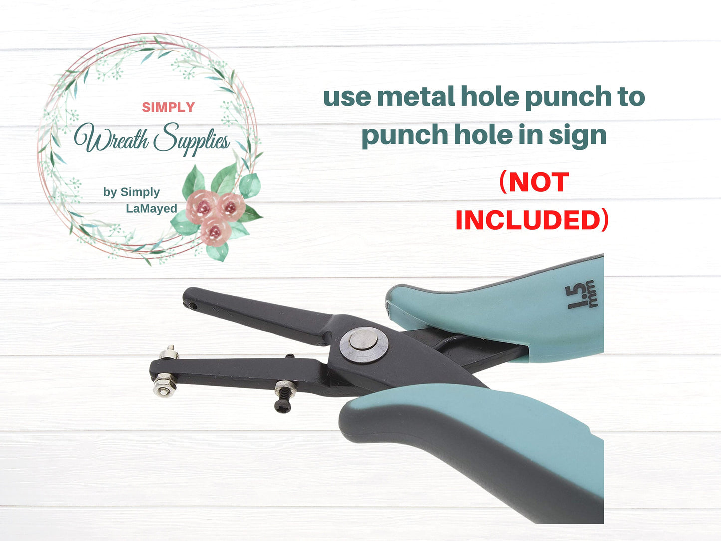 Simply Blessed wreath sign with hummingbird, Everyday floral metal wreath attachment, Wood look Welcome sign, signs for wreaths