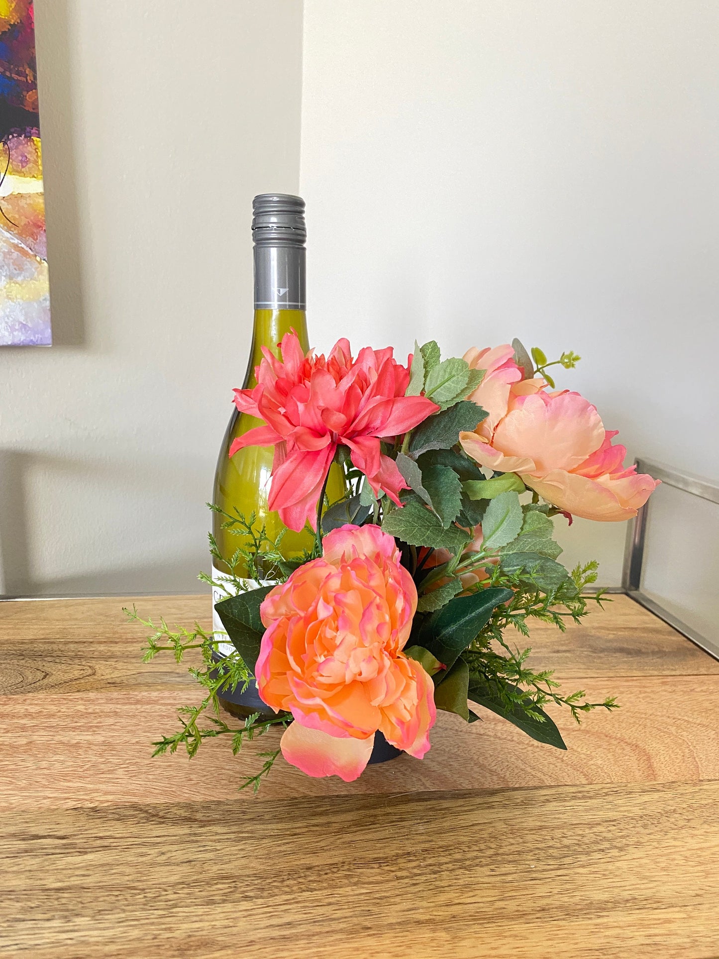 Set of 8 Bottle Bouquet Holders, Make Flower Bouquets that Clip on Wine Bottles and Candles