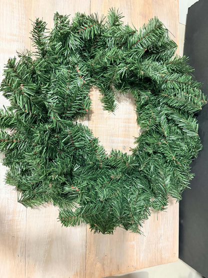 Traditional Christmas Evergreen Wreath Kit, DIY Christmas Wreath