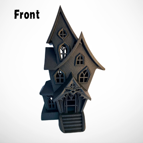 Haunted Manor Halloween House, 3D printed Halloween Decoration