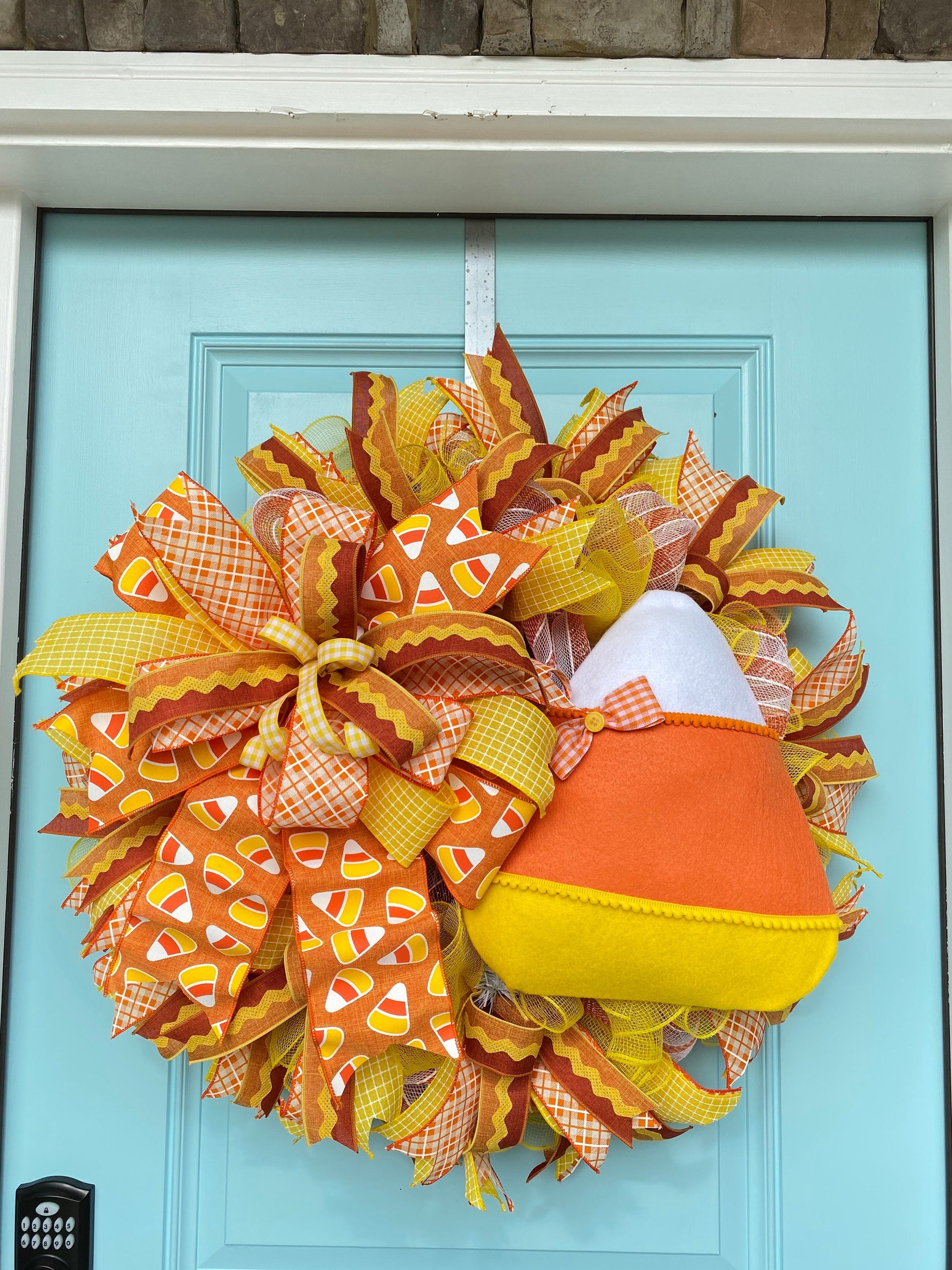 Candy Corn Halloween XLWreath