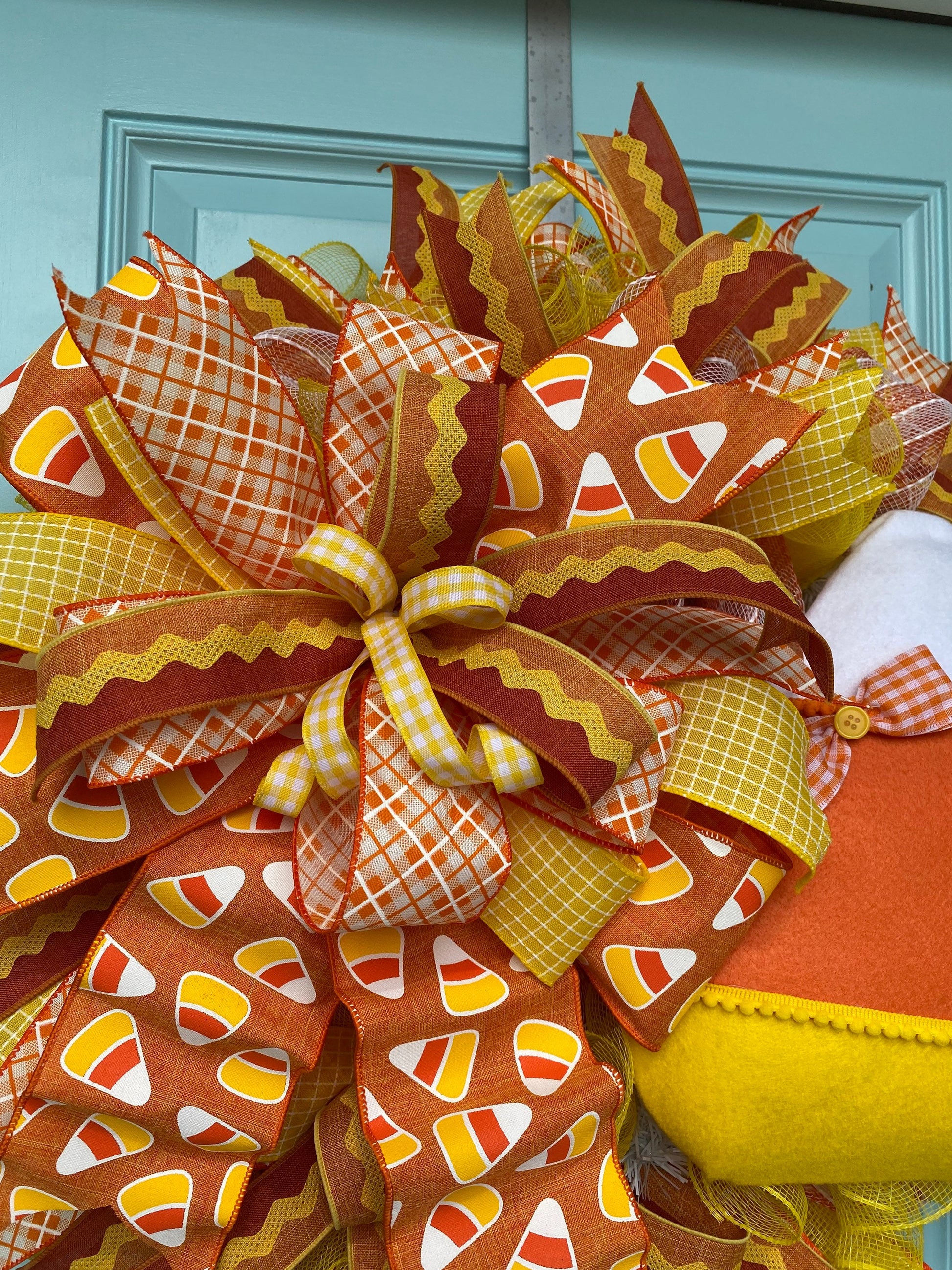 Candy Corn Halloween XLWreath