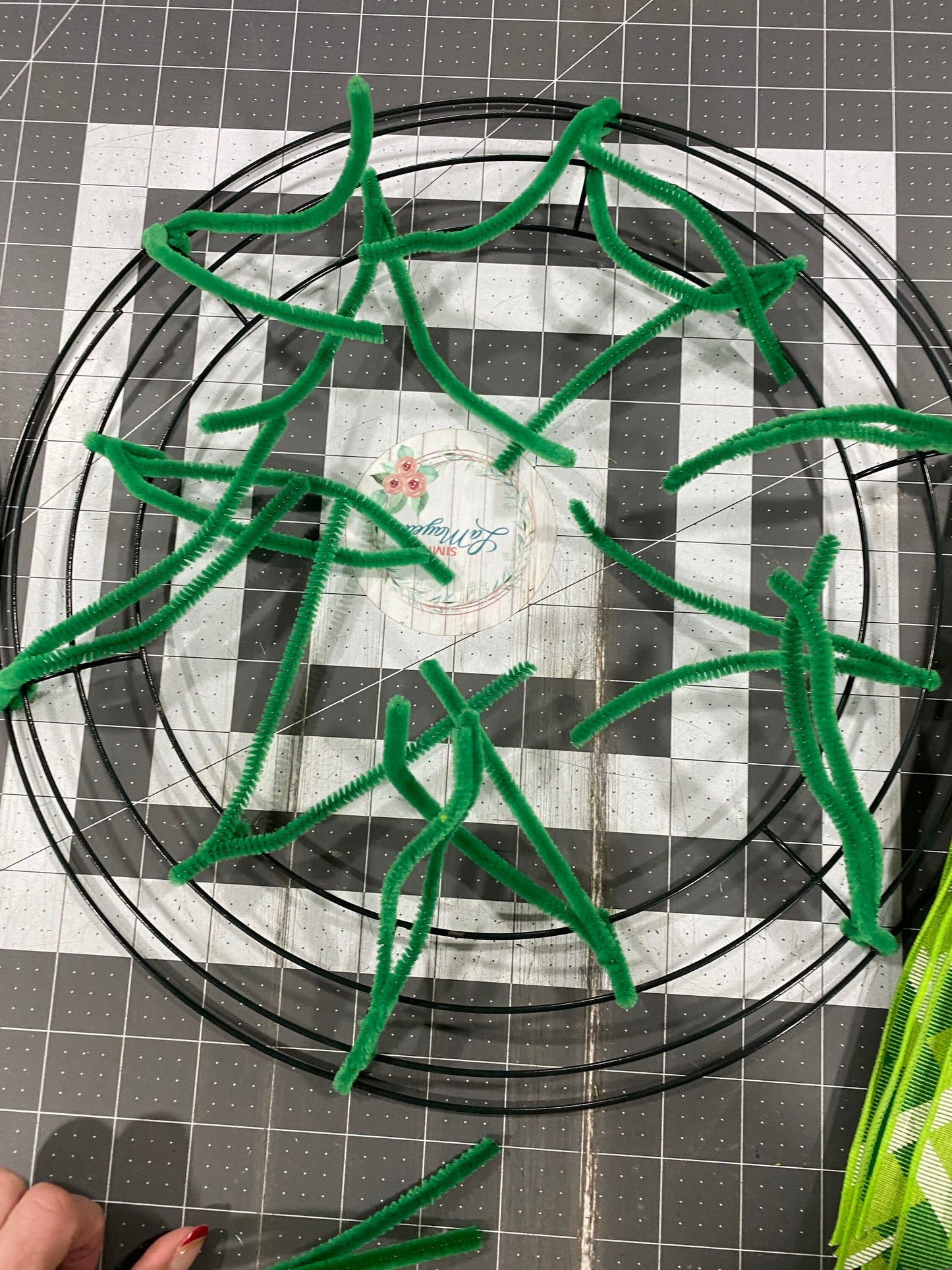 St Patrick’s Day wreath kit, deco mesh diy wreath make your own wreath craft kit and Tutrorial, signs for wreaths