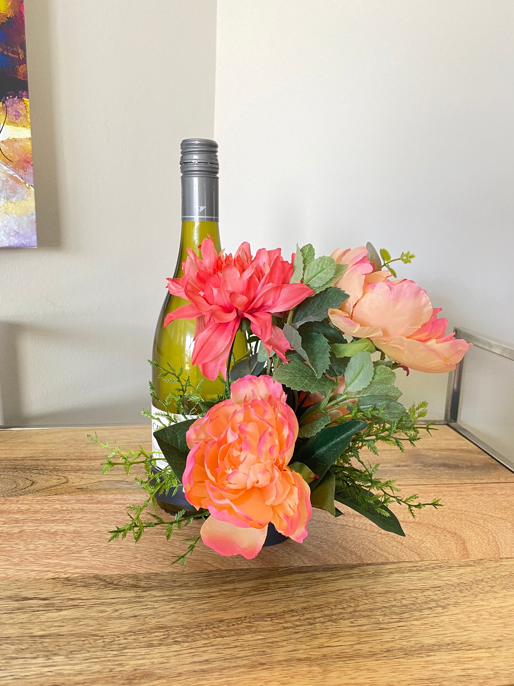 Set of 8 Bottle Bouquet Holders, Make Flower Bouquets that Clip on Wine Bottles and Candles, Floral Supplies, DIY Wedding Flower Arranging