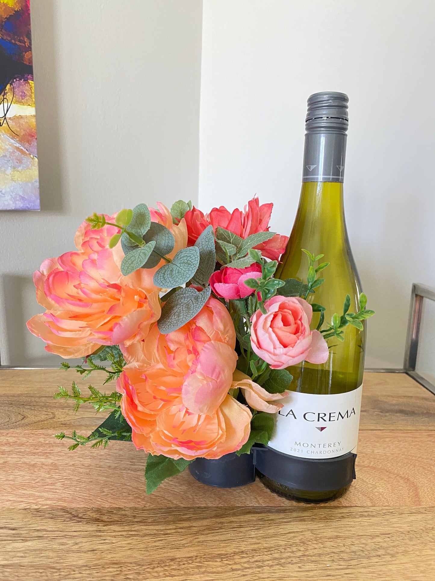 Bottle Bouquet Holder, Make Floral Bouquets that Clip on to Wine Bottles and Candles, Floral Supplies, DIY Wedding Table Flower Arranging,