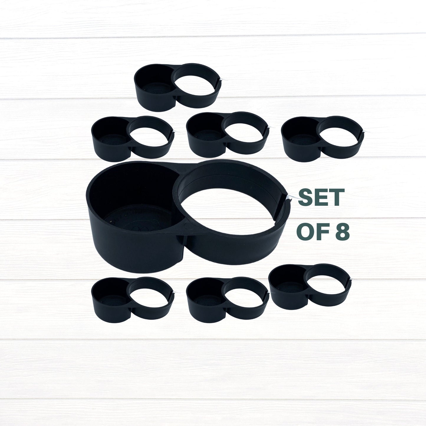 Set of 8 Bottle Bouquet Holders, Make Flower Bouquets that Clip on Wine Bottles and Candles