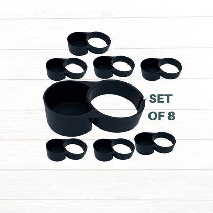 Set of 8 Bottle Bouquet Holders, Make Flower Bouquets that Clip on Wine Bottles and Candles