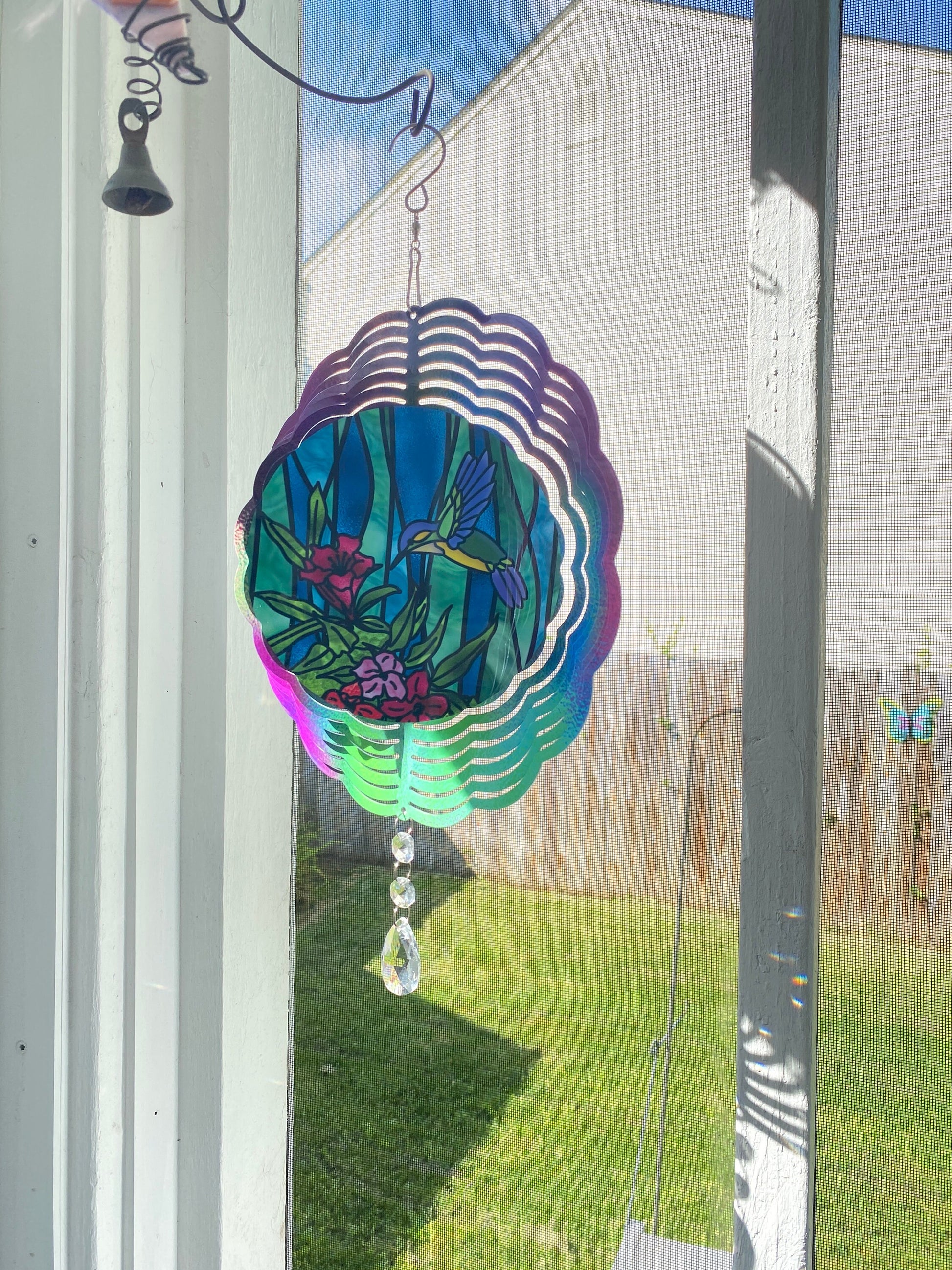 Hummingbird Wind Spinner