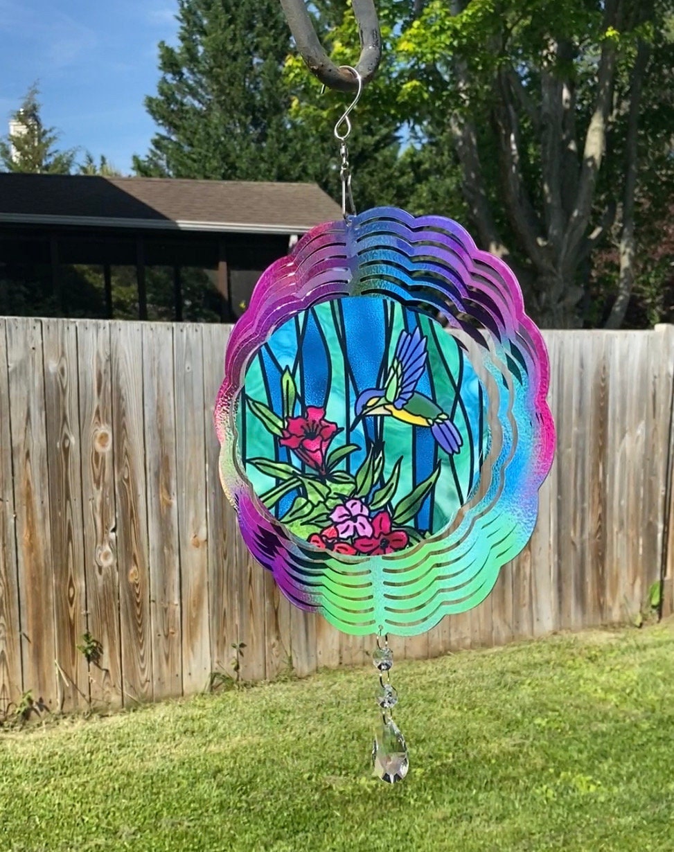 Hummingbird Wind Spinner