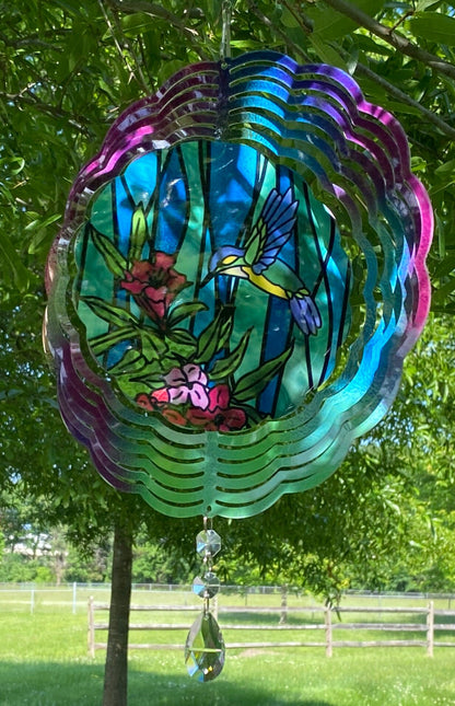 Hummingbird Wind Spinner