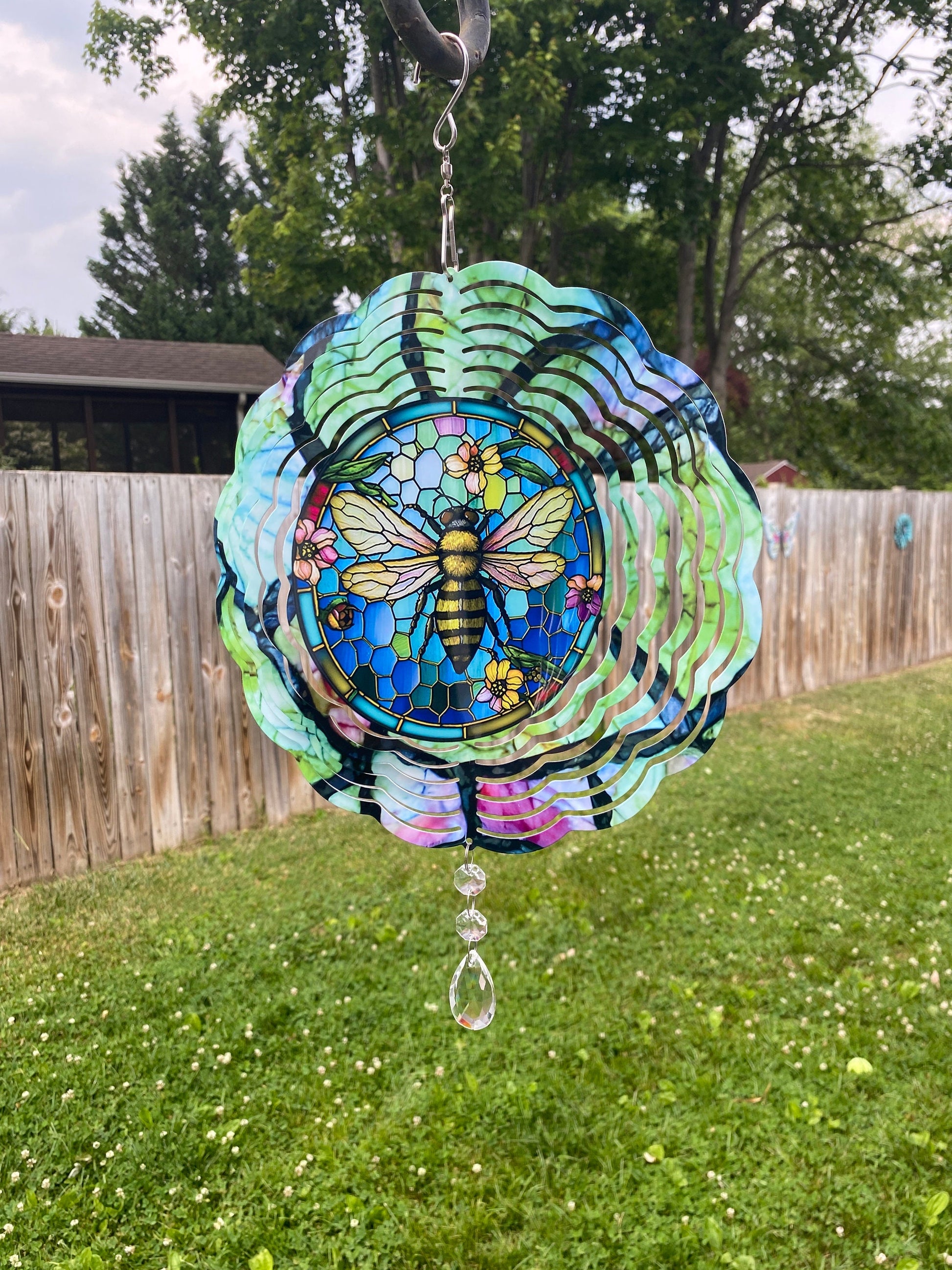 Honey Bee Wind Spinner