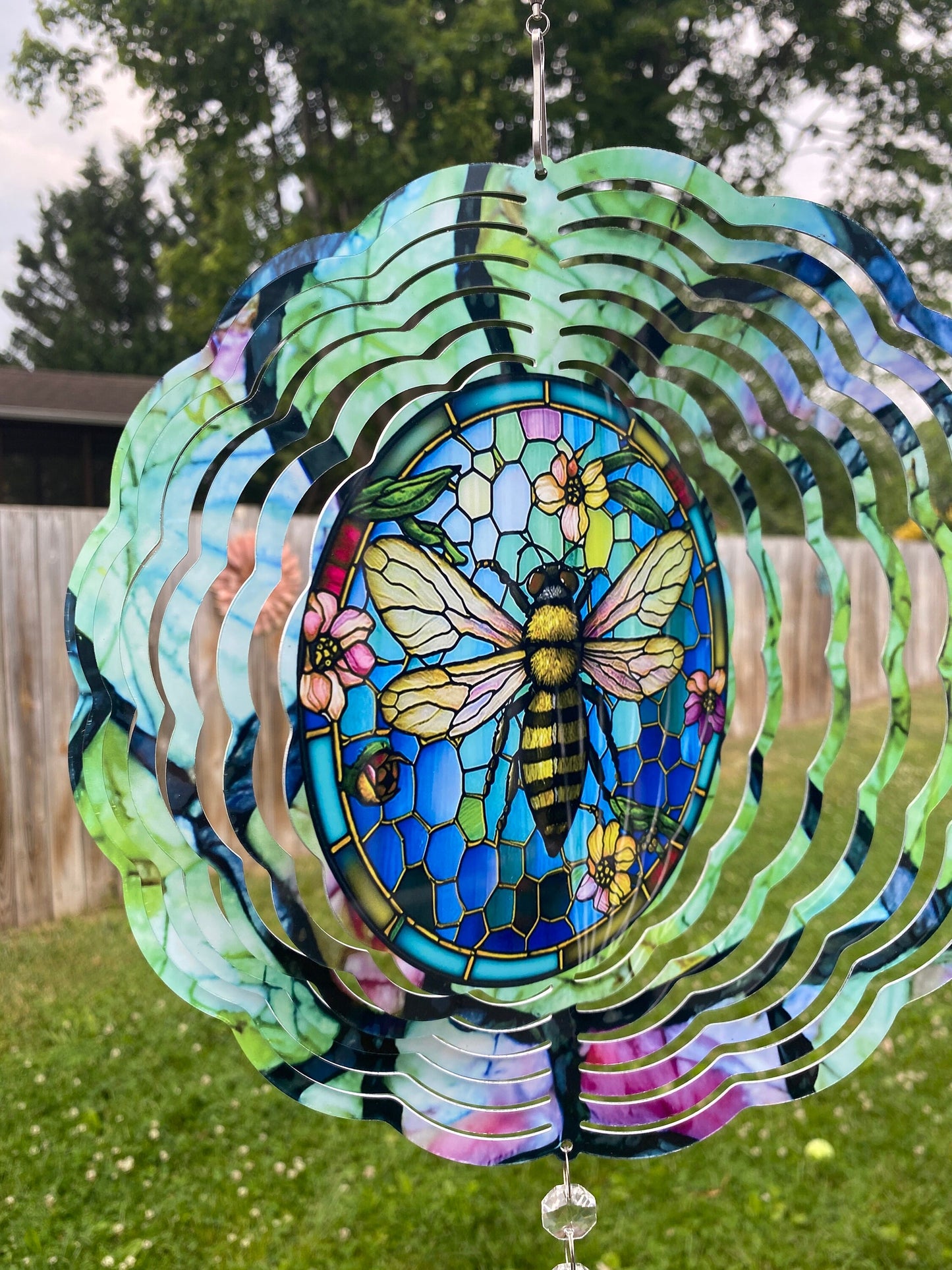 Honey Bee Wind Spinner
