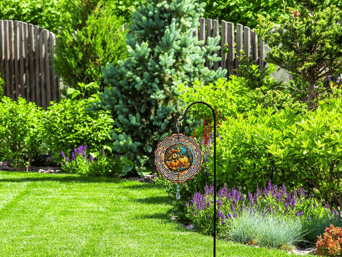 Fall Pumpkin Wind Spinner