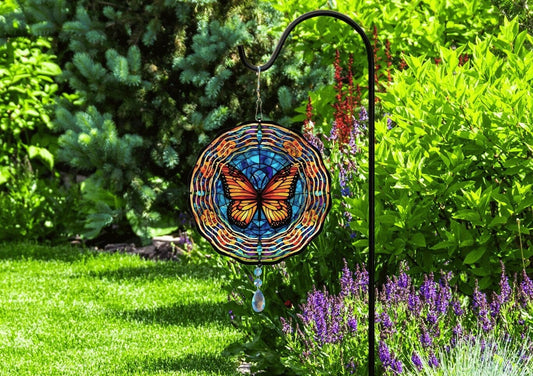 Monarch Butterfly Wind Spinner