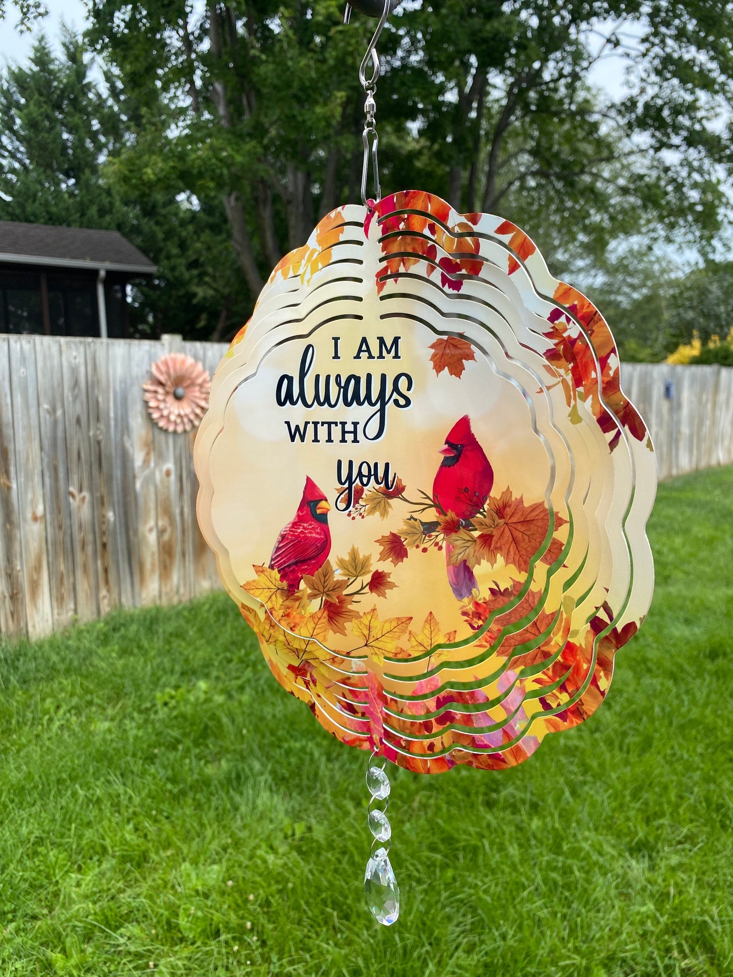 Cardinal Memorial Wind Spinner