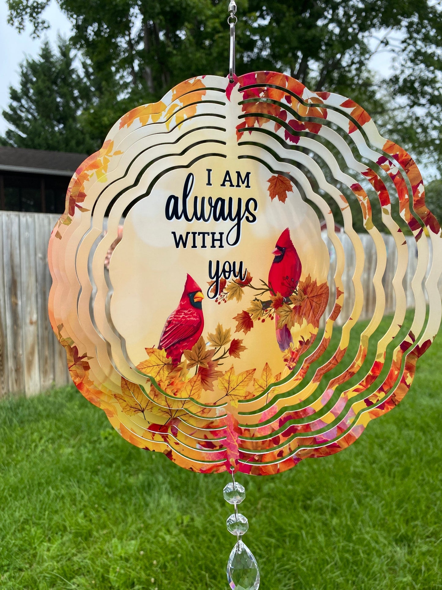 Cardinal Memorial Wind Spinner