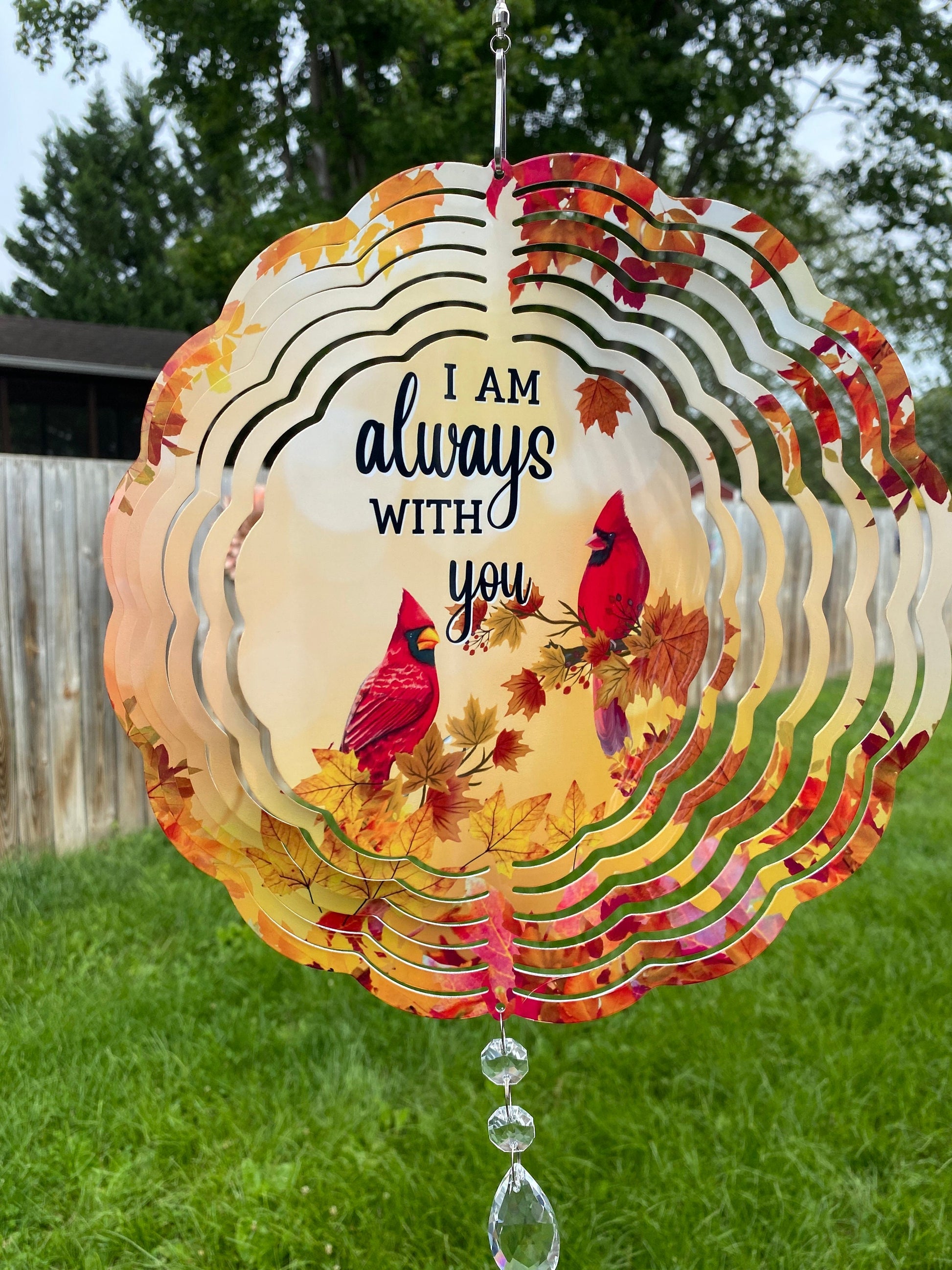 Cardinal Memorial Wind Spinner