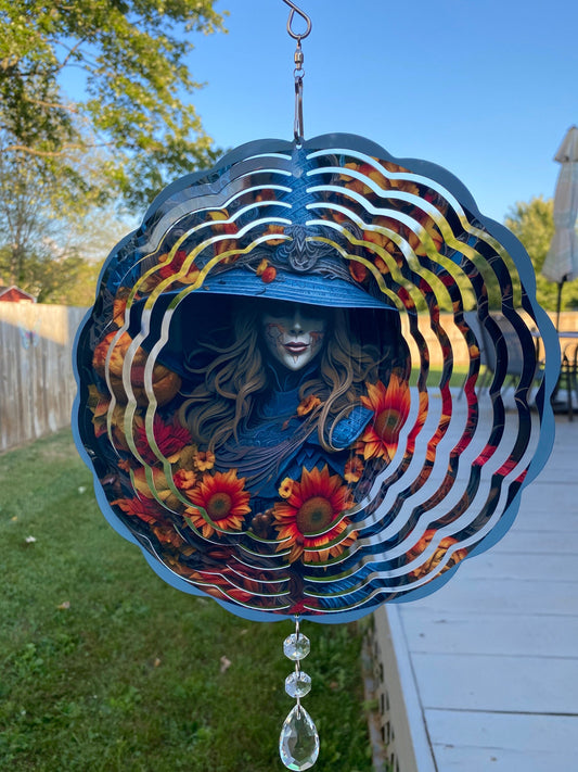 Halloween Spooky Witch Wind Spinner