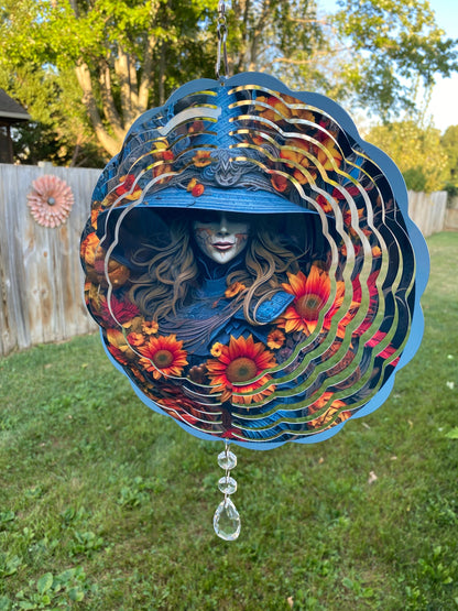 Halloween Spooky Witch Wind Spinner