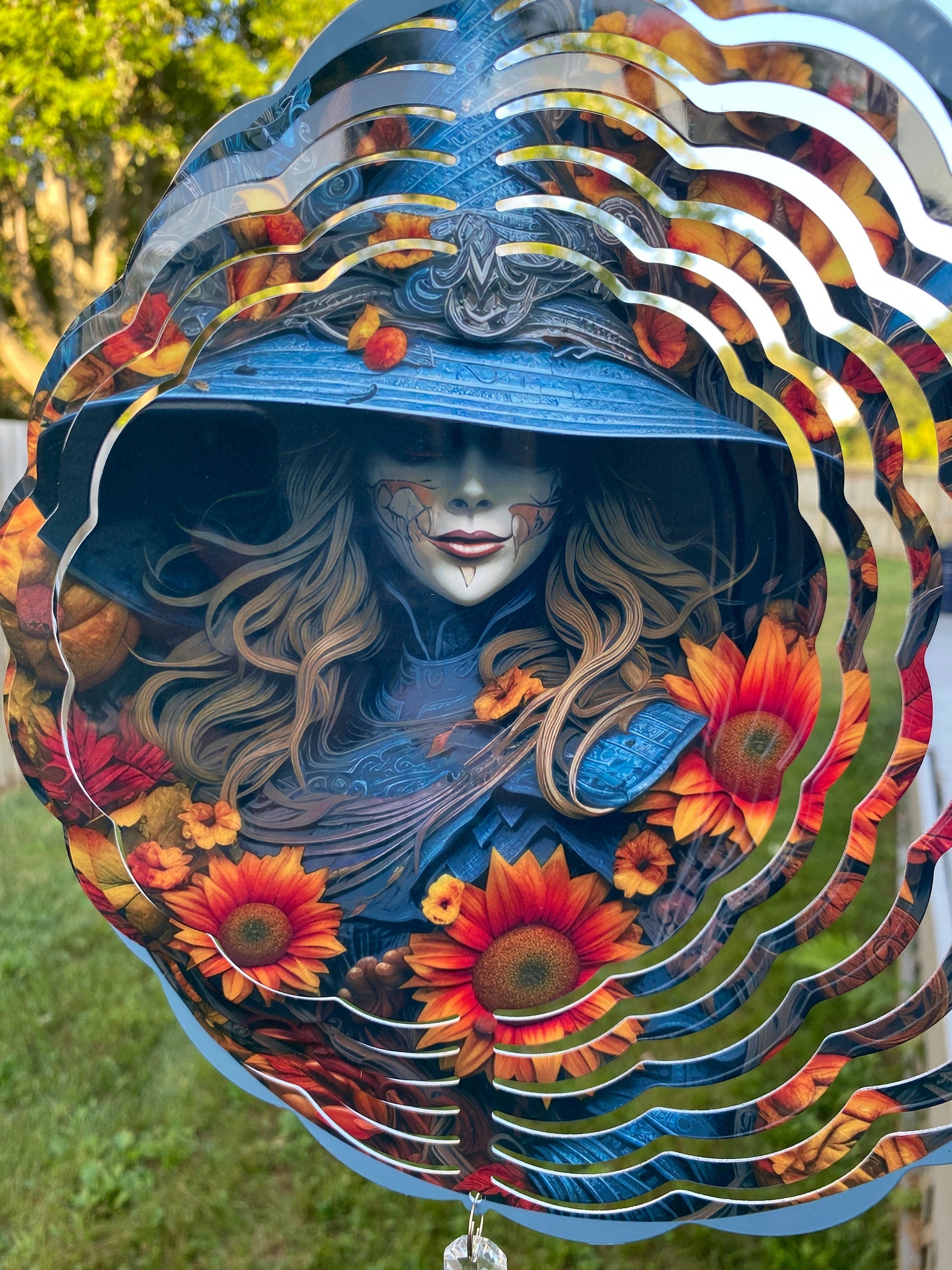 Halloween Spooky Witch Wind Spinner