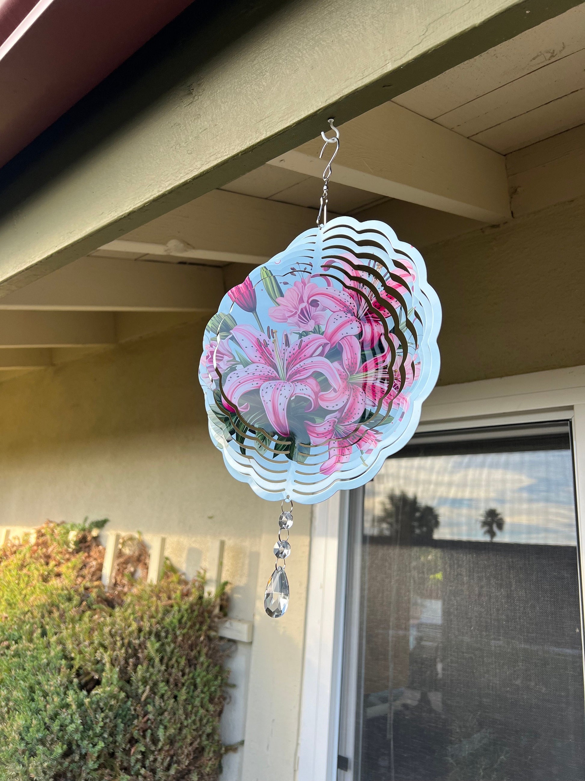 Stargazer Lily Wind Spinner