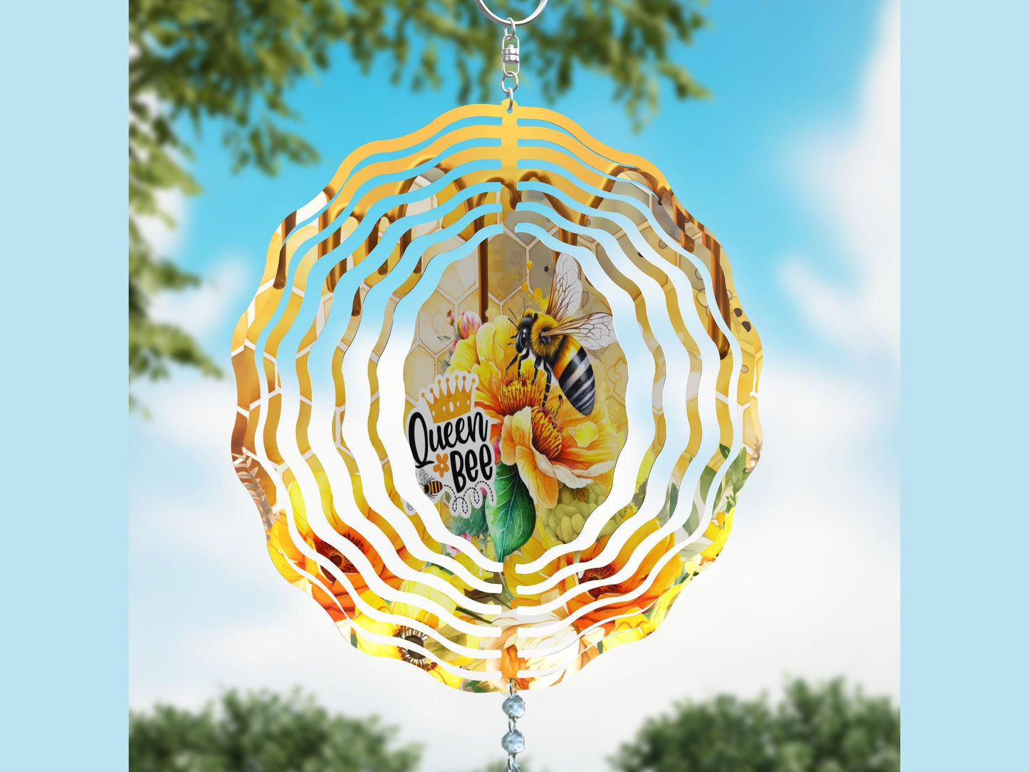 Honey Bee Wind Spinner