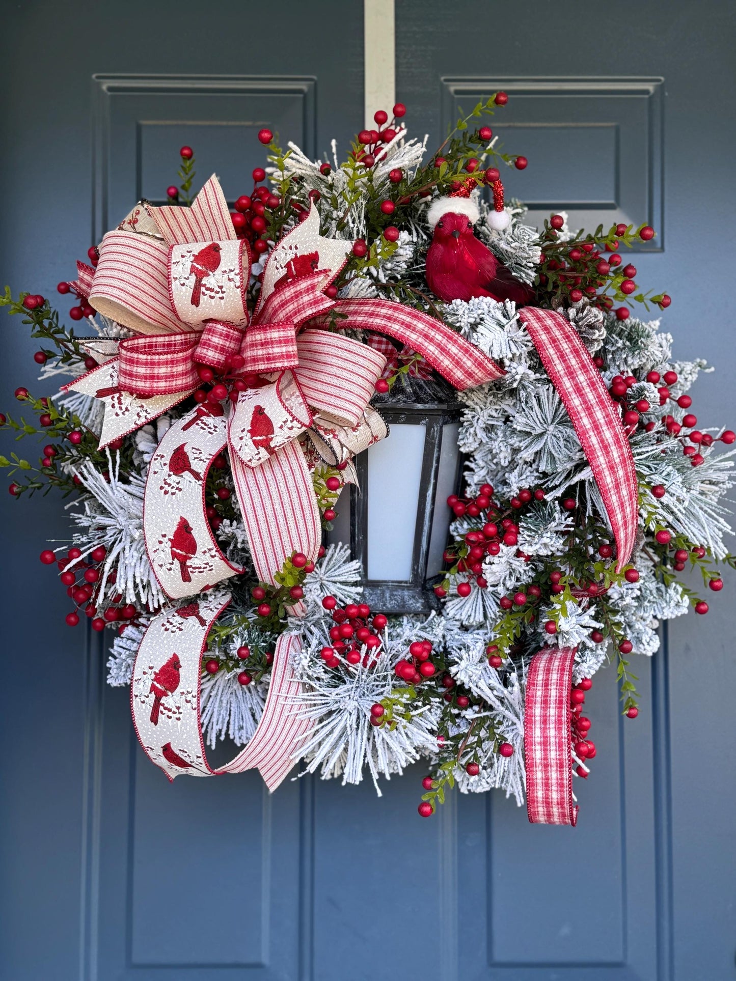 Ruby Red Jewel Candlestick Arrangement