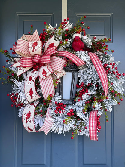 Ruby Red Jewel Candlestick Arrangement