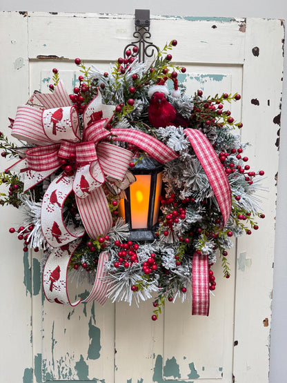 Ruby Red Jewel Candlestick Arrangement