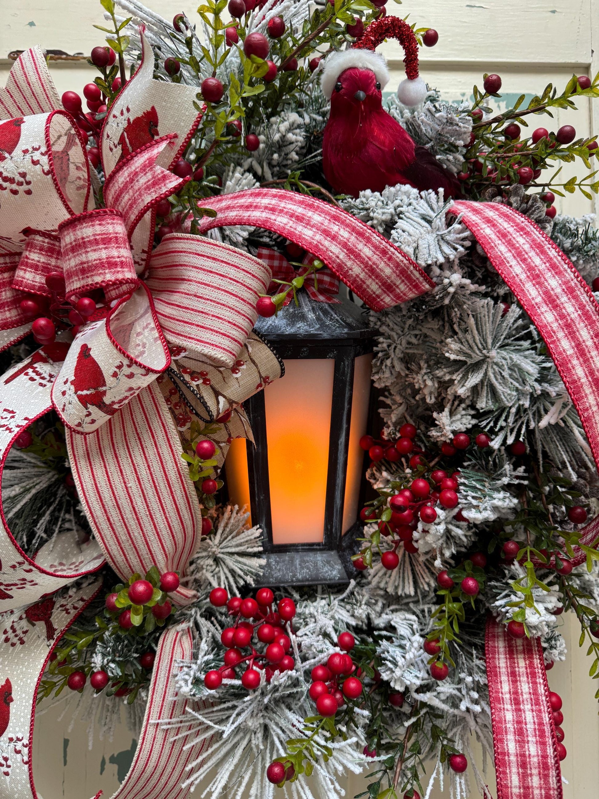 Ruby Red Jewel Candlestick Arrangement
