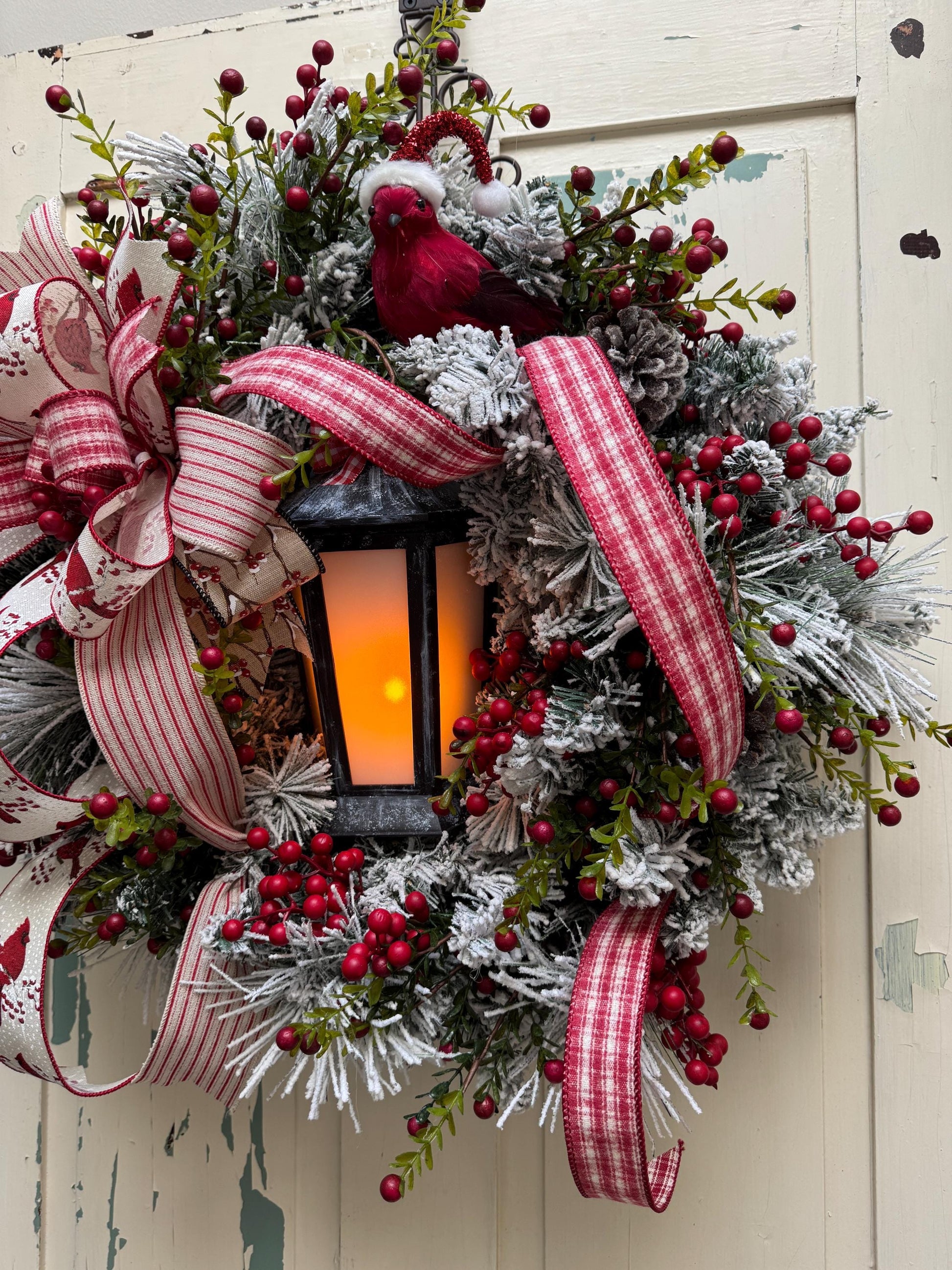 Ruby Red Jewel Candlestick Arrangement