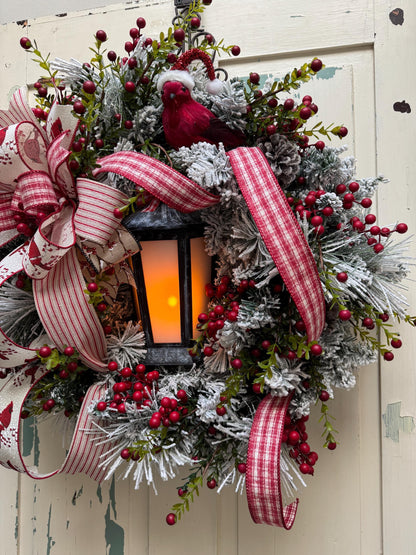 Ruby Red Jewel Candlestick Arrangement
