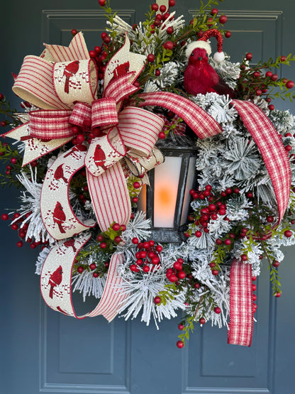 Ruby Red Jewel Candlestick Arrangement