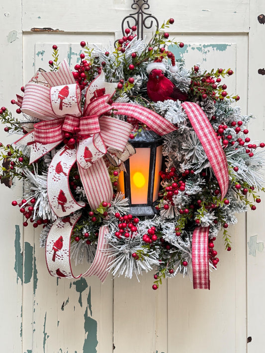 Ruby Red Jewel Candlestick Arrangement