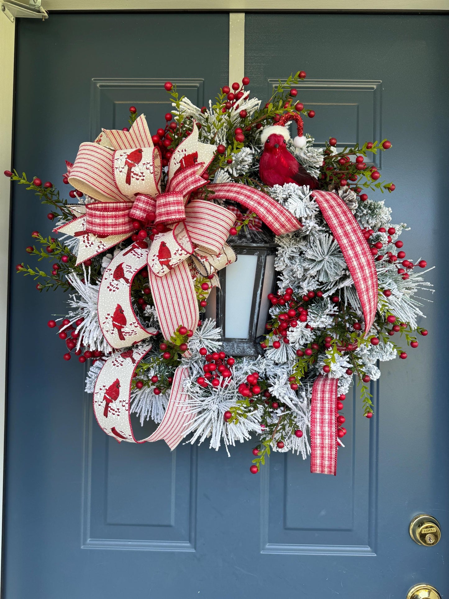 Ruby Red Jewel Candlestick Arrangement
