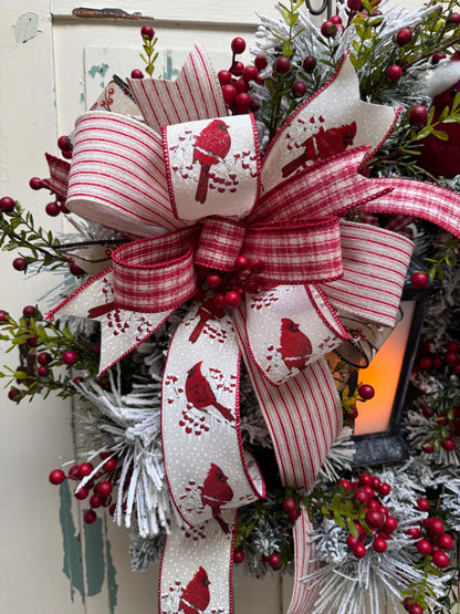 Ruby Red Jewel Candlestick Arrangement