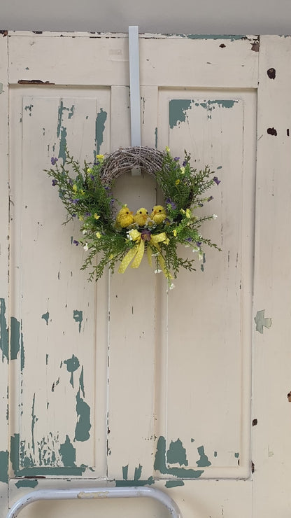 Mini Spring Wreath with Baby Chicks