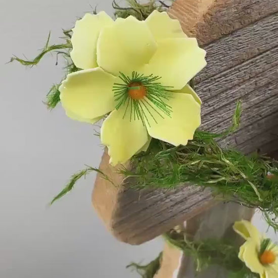 Rustic Mushroom Decor with Bunny