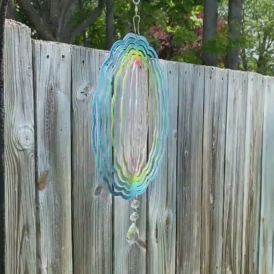 Butterfly Wind Spinner, Hanging Stained Glass Effect Butterfly Wind Spinner, Butterfly Gifts, Yard Art Metal Butterfly Wind Sun Catcher