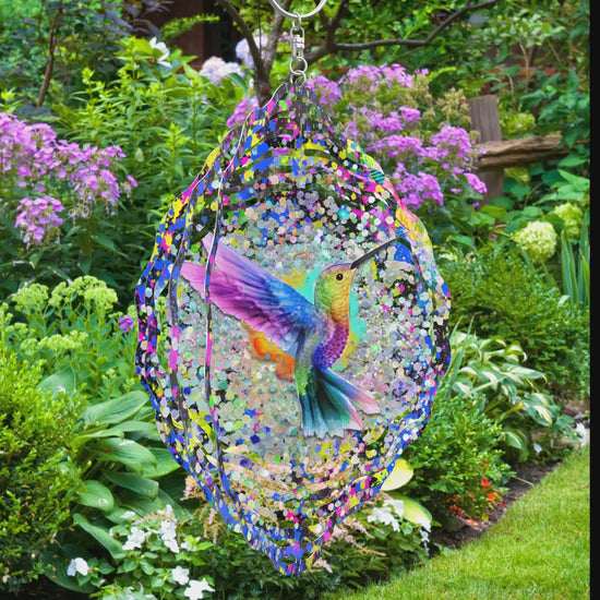 Hummingbird Wind Spinner