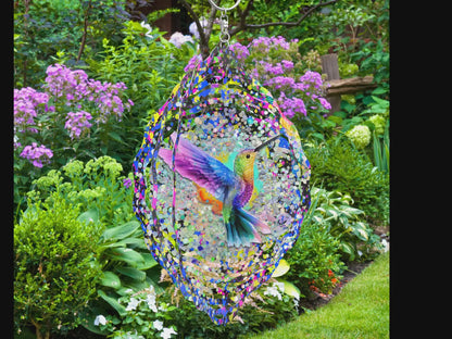 Hummingbird Wind Spinner
