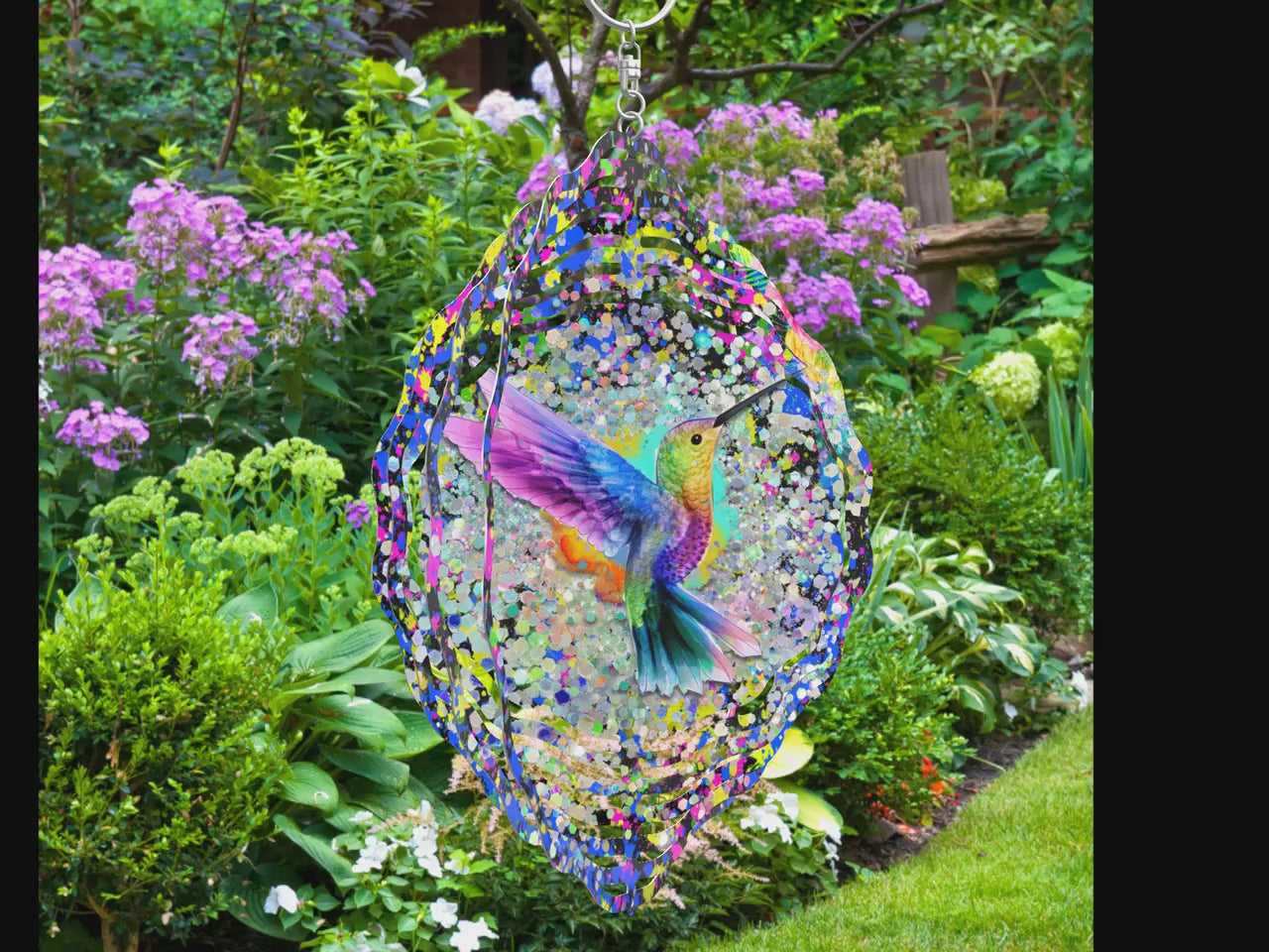 Hummingbird Wind Spinner