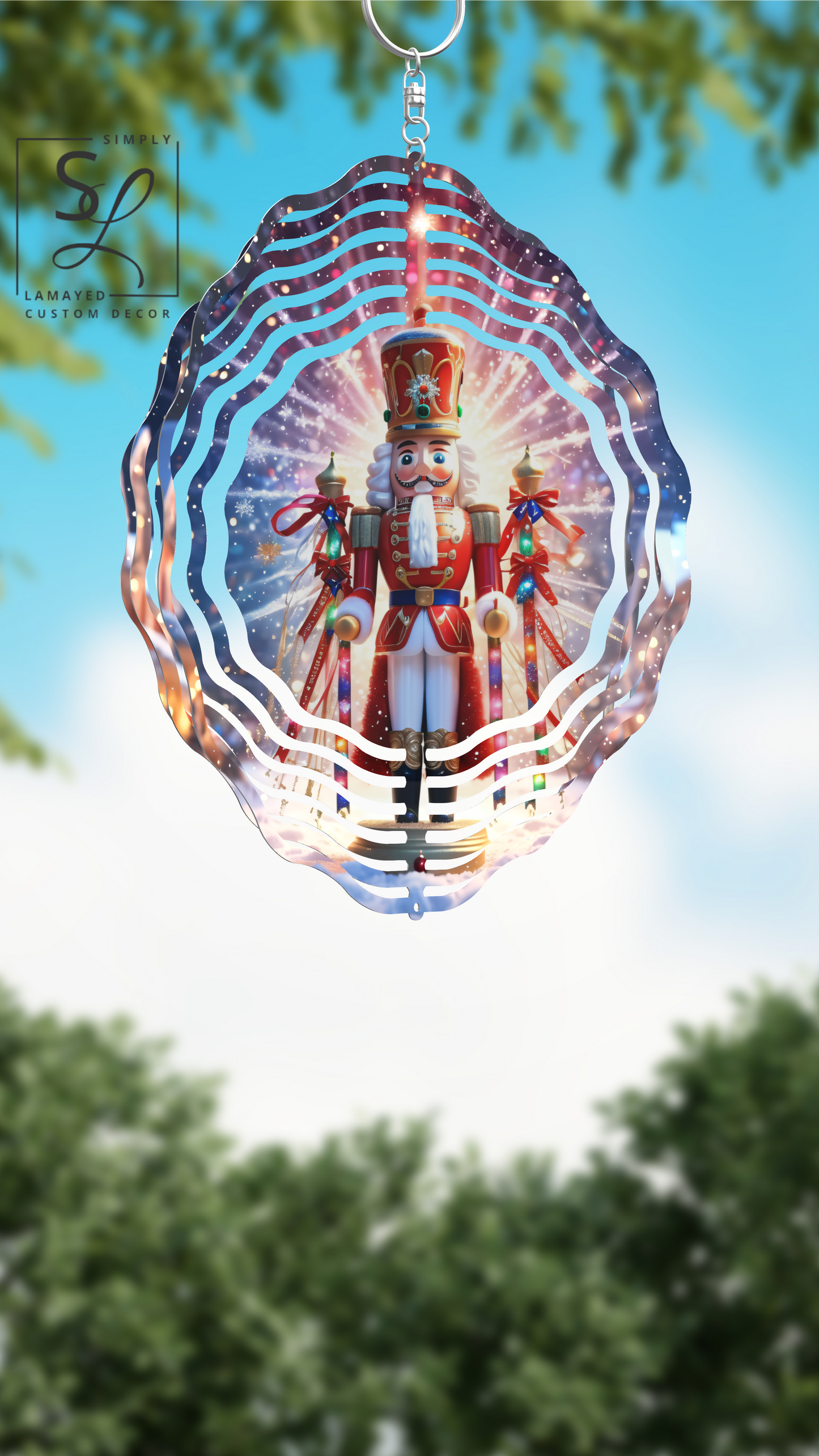 Nutcracker Wind Spinner with Starburst