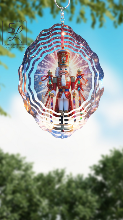 Nutcracker Wind Spinner with Starburst