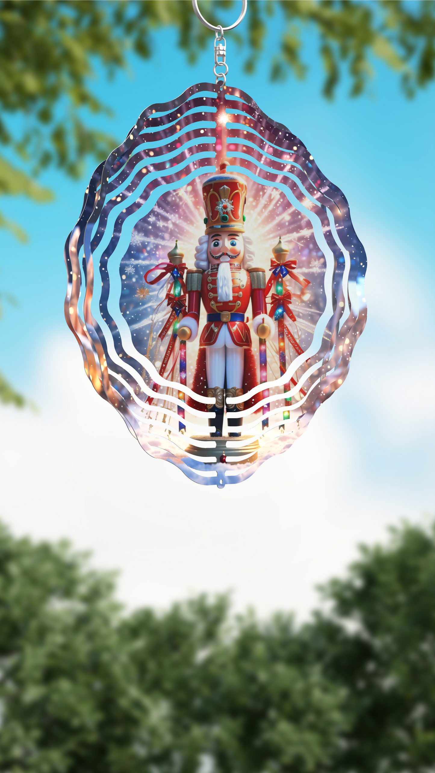 Nutcracker Wind Spinner with Starburst