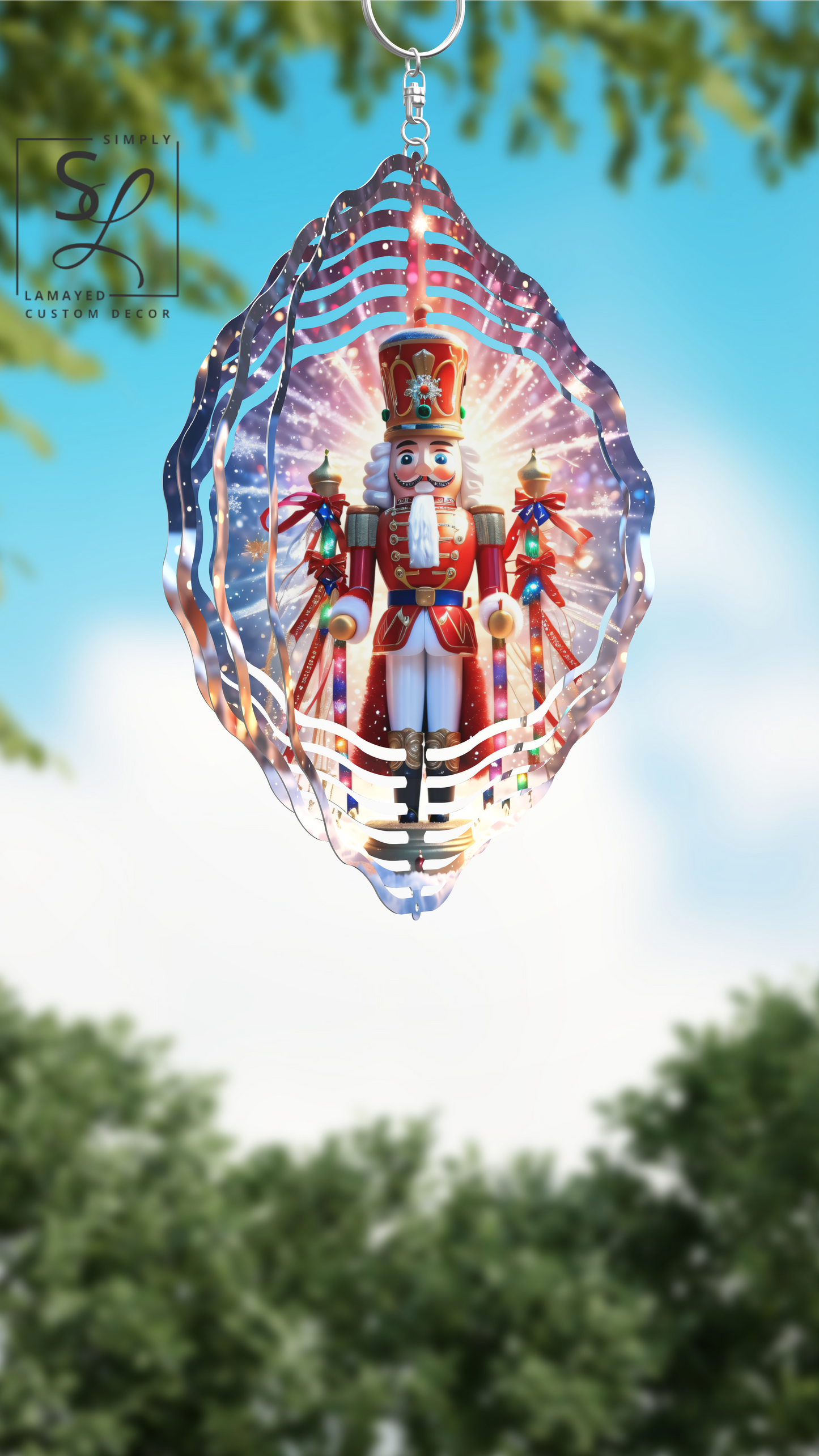 Nutcracker Wind Spinner with Starburst