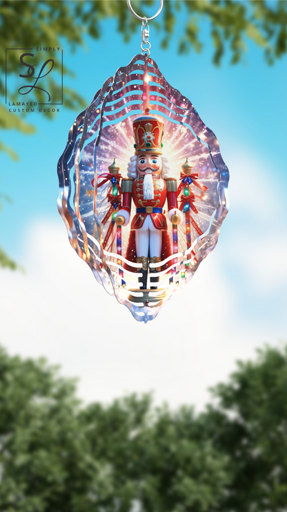 Nutcracker Wind Spinner with Starburst