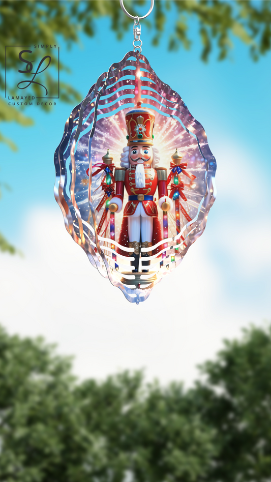 Nutcracker Wind Spinner with Starburst